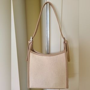 Mini Canvas Shoulder Bag - Khaki